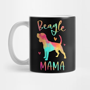 Beagle Mama Colorful Beagle  Dog Mom Mug